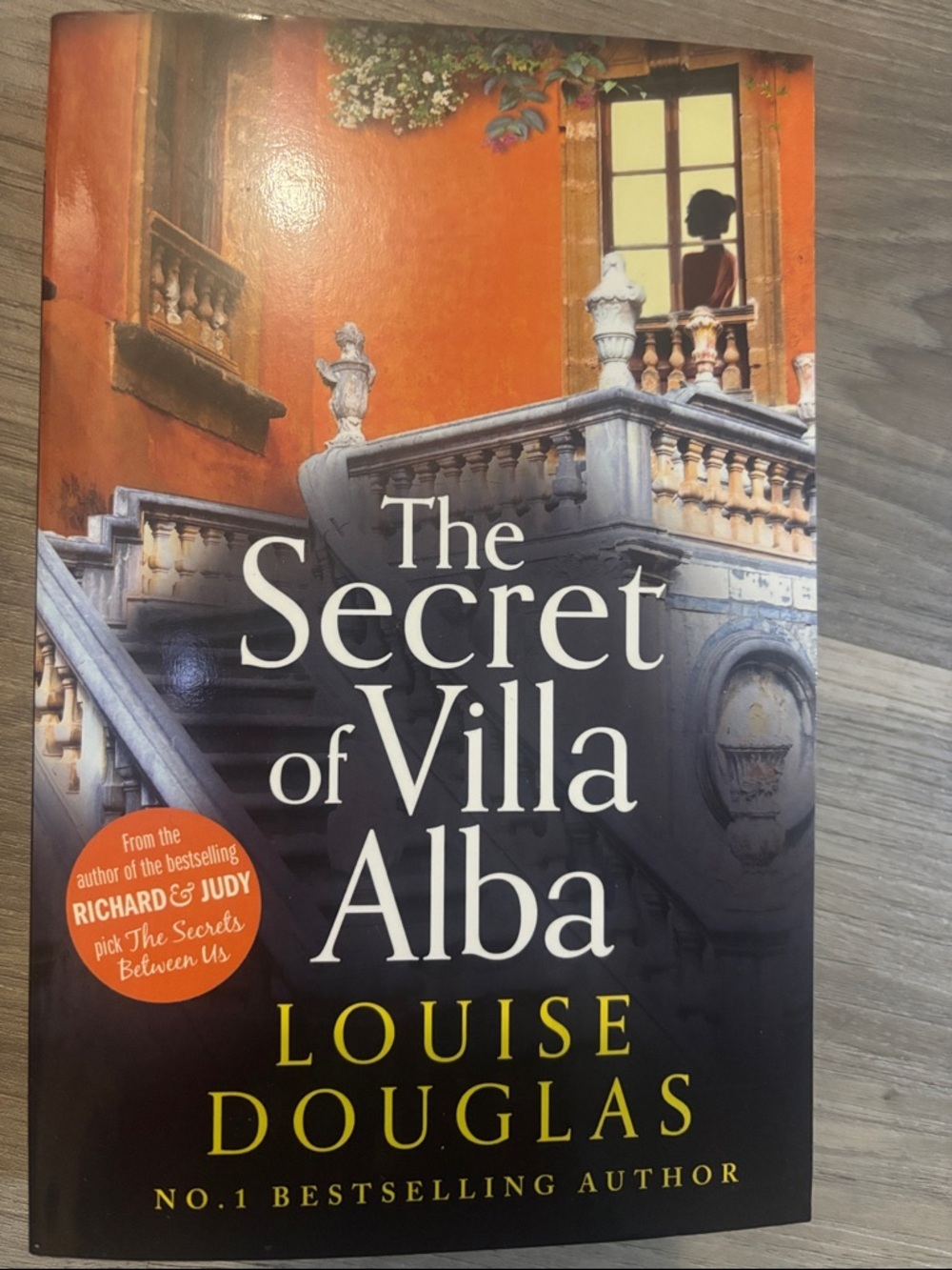 The Secret of Villa Alba Paperback - Orange & Gray Cover